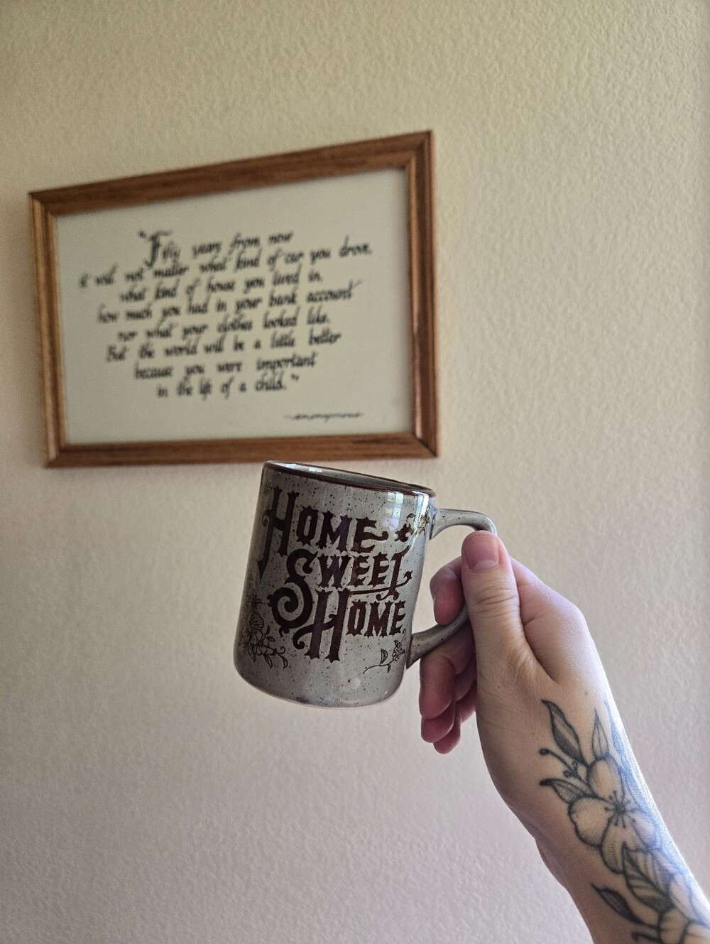 Vintage Home Sweet Home Mug